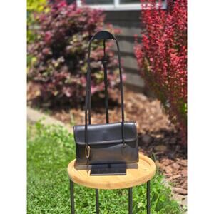 Vintage Coach Laurie Flap Black #9032